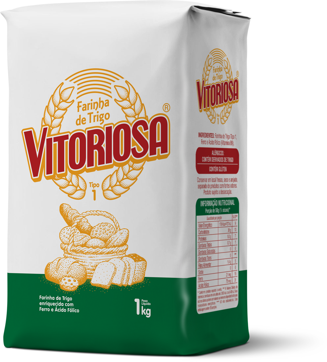 Farinha De Trigo Especial  Vitoriosa 1 Kg...