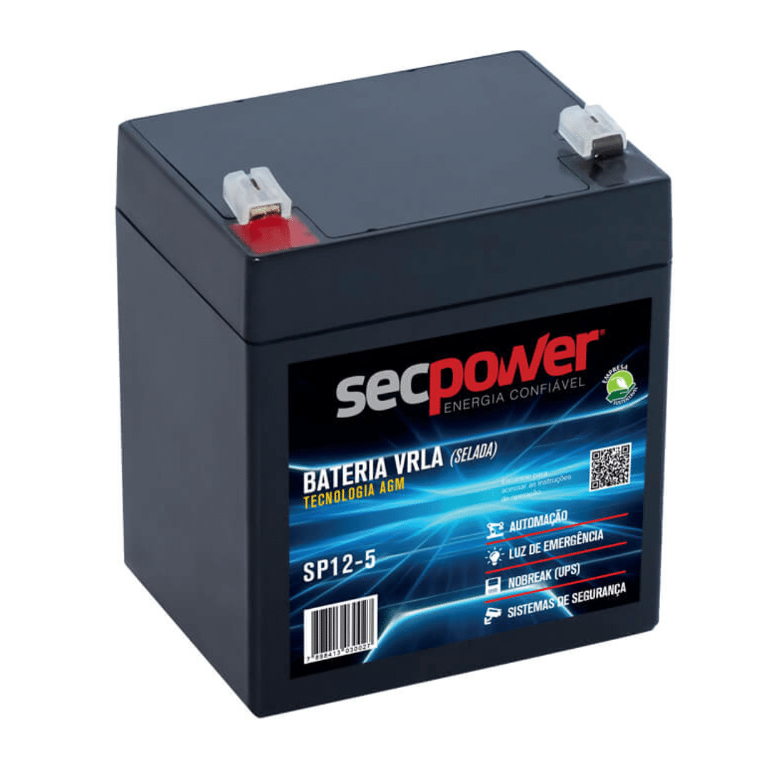 bateria secpower 5 ah 12v