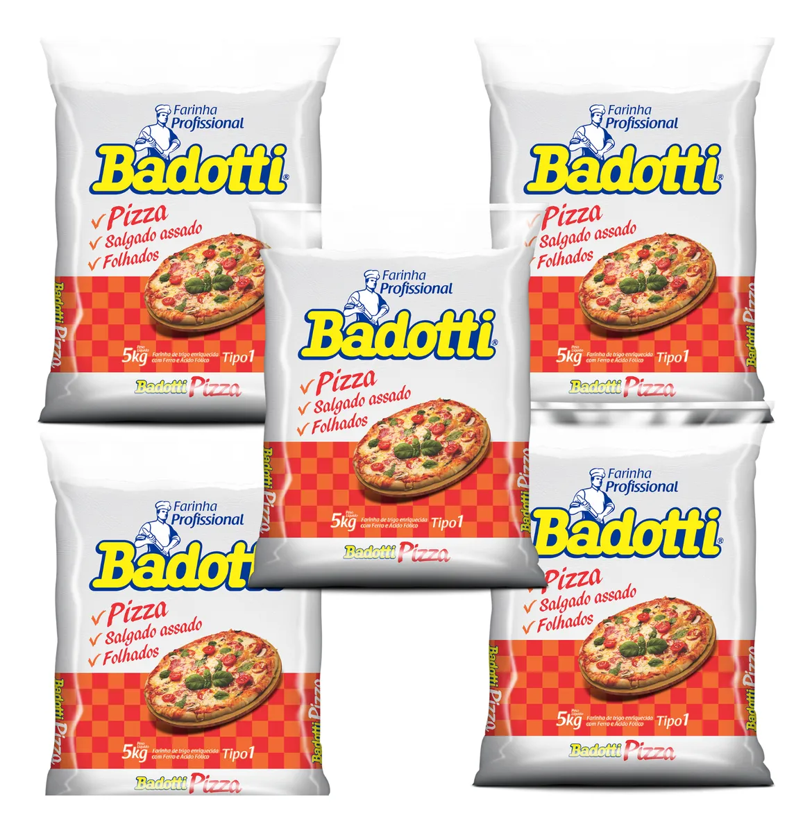 Farinha Especial Para pizza  5x5kg Badotti