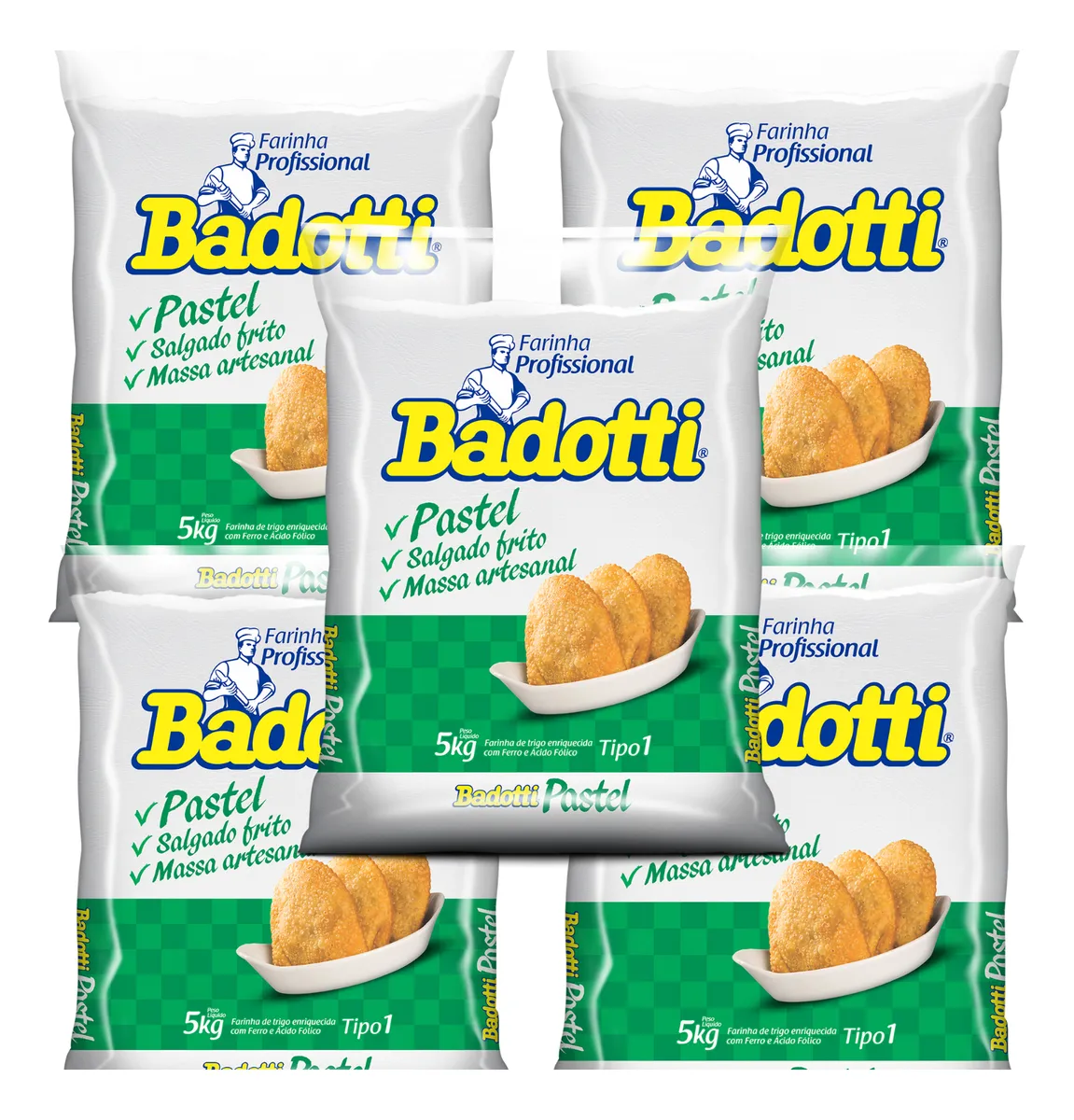 Farinha De Trigo Badotti Pastel 5x5kg